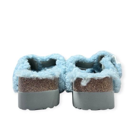 NEW Birkenstock Papillio Arizona Big Buckle Shearling Teddy Sandals SIZE 38 US 7 - Picture 7 of 12